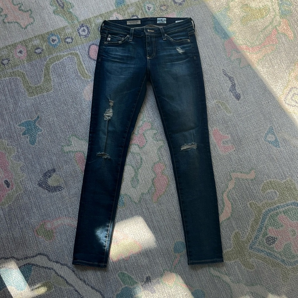 AG, “The Legging Ankle” skinny jeans, 25R